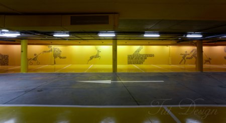 Графичные парковки Испании