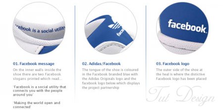 Кросcовки Adidas Superstars: Facebook и Twitter