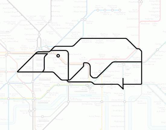 Животные в метро Лондона