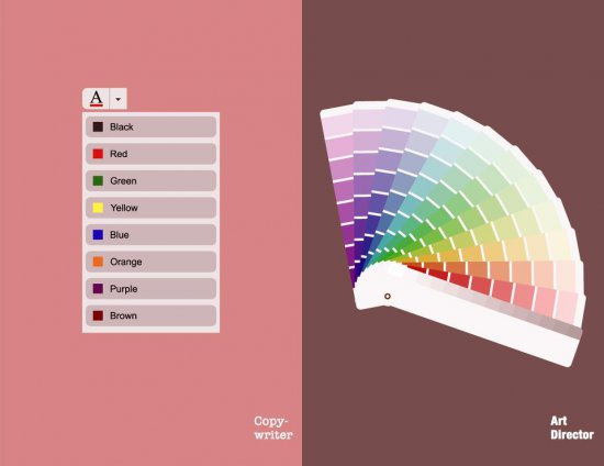 Копирайтер против арт-директора