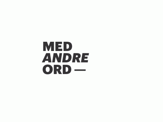 Чистая графика: Med Andre Ord