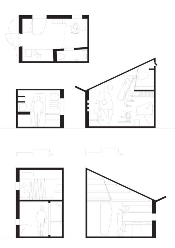 Tengbom-Architects-Student-flat-7-plan-section-600x848