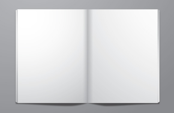 folded-paper-blank-white-booklet-magazine-report-book