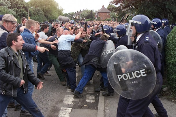 Jeremy Deller's re-enactment of the Battle of Orgreave,
